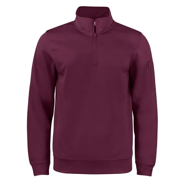 Clique Lift Solution-dyed Performance Unisex Half Zip Swe...