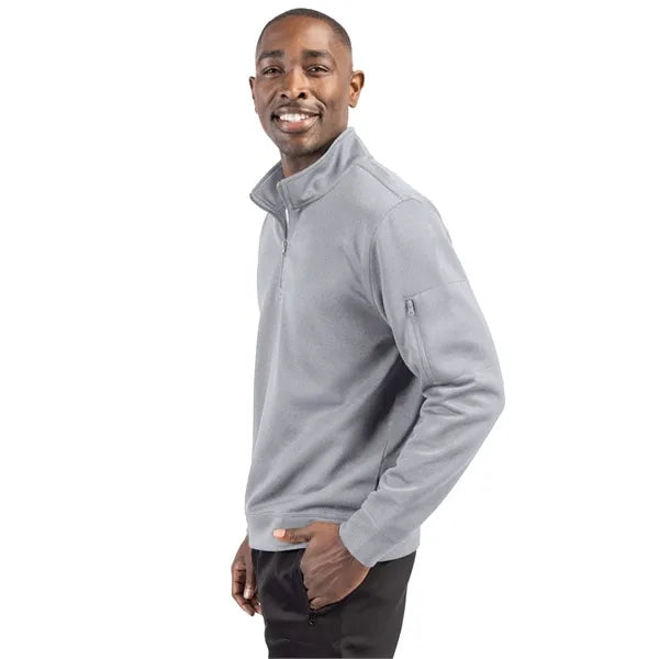 Clique Lift Solution-dyed Performance Unisex Half Zip Swe...