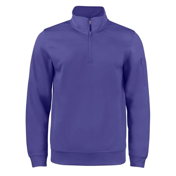 Clique Lift Solution-dyed Performance Unisex Half Zip Swe...