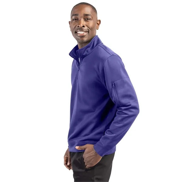 Clique Lift Solution-dyed Performance Unisex Half Zip Swe...