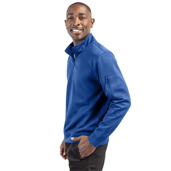 Clique Lift Solution-dyed Performance Unisex Half Zip Swe...