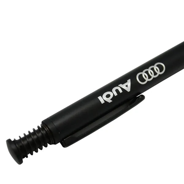 Matte Finish Click Metal Ballpoint Pen w/Chrome Engraving