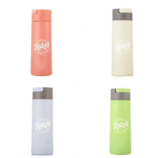 15oz Double-walled Insulated Plastic-lined Glass Bottle