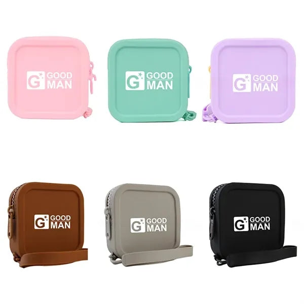 Silicone Cube-shaped Ctorage Bag