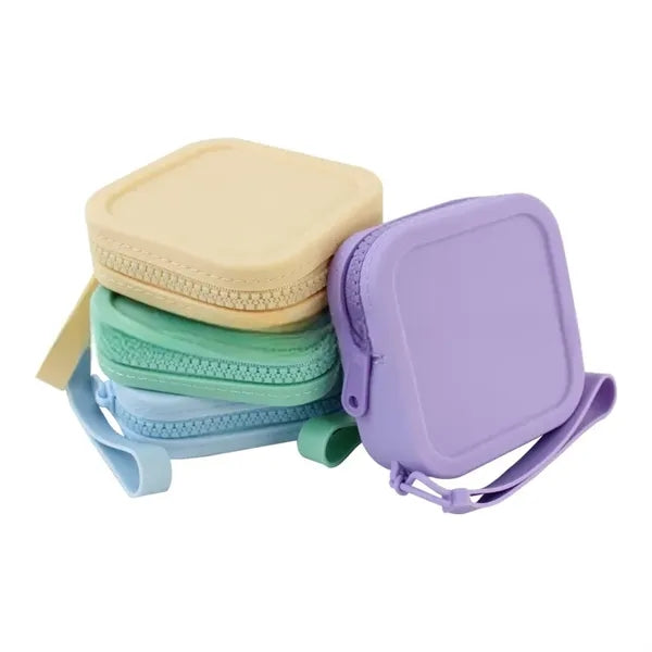 Silicone Cube-shaped Ctorage Bag