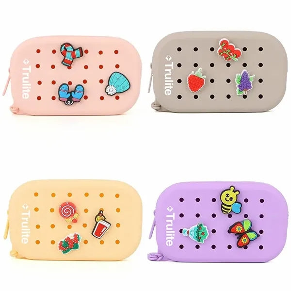 Silicone DIY Hole-patterned Storage Bag