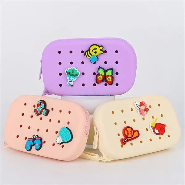 Silicone DIY Hole-patterned Storage Bag
