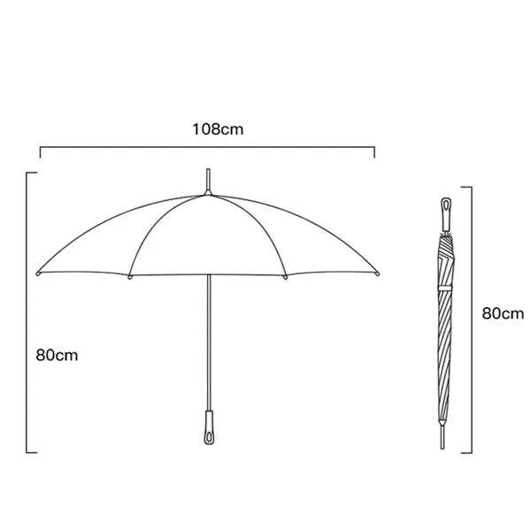 High-Quality Manual Straight Handle Umbrella