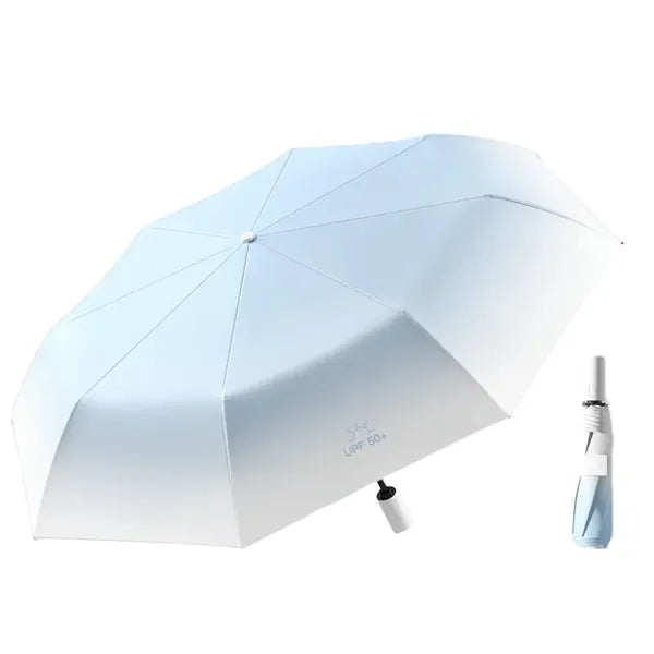Gradient Color Automatic Folding Umbrella