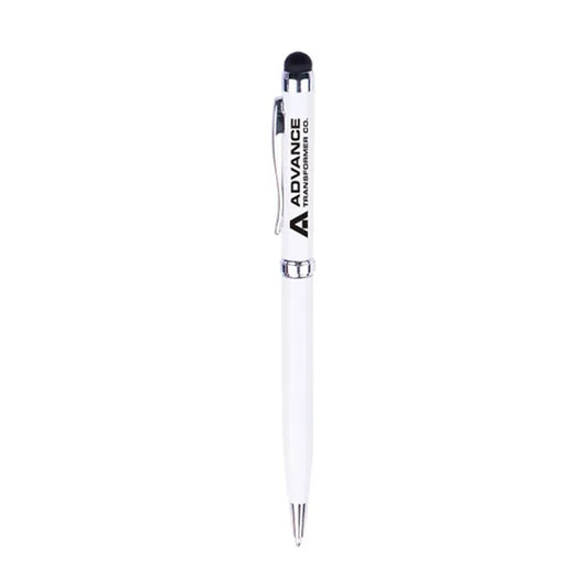 Slim Ballpoint Pen With Stylus