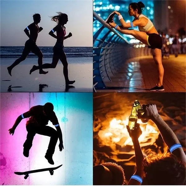 Rechargeable LED-illuminated Armband