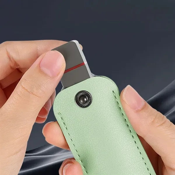 Waterproof PU Leather Case For USB Flash Drive Storage