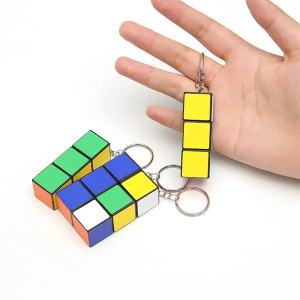 Puzzle Cube Keychain