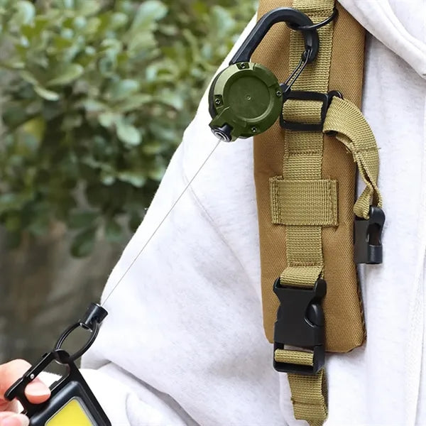 Outdoor Steel Wire Retractable Badge Holder