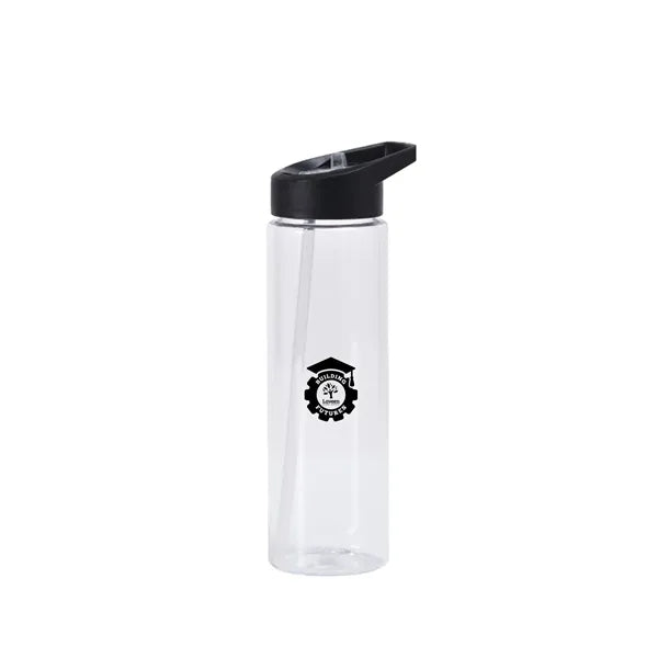 Water Bottle with Flip Straw Lid - 24 oz.