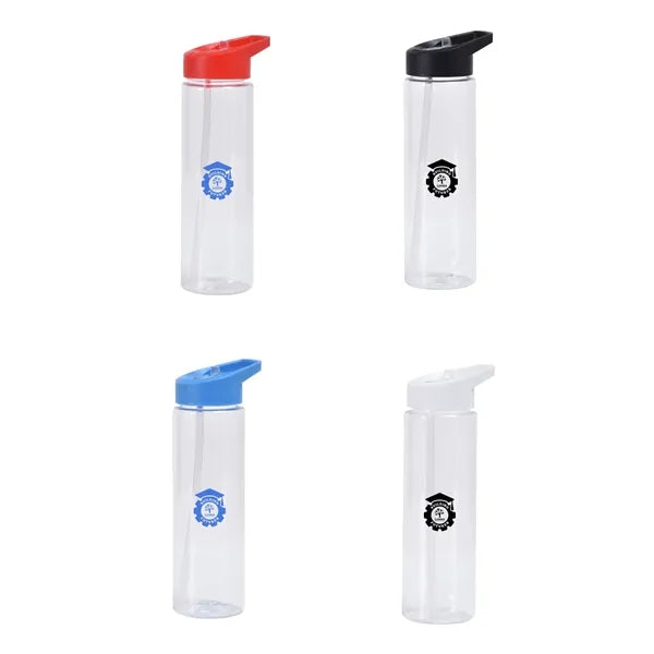 Water Bottle with Flip Straw Lid - 24 oz.