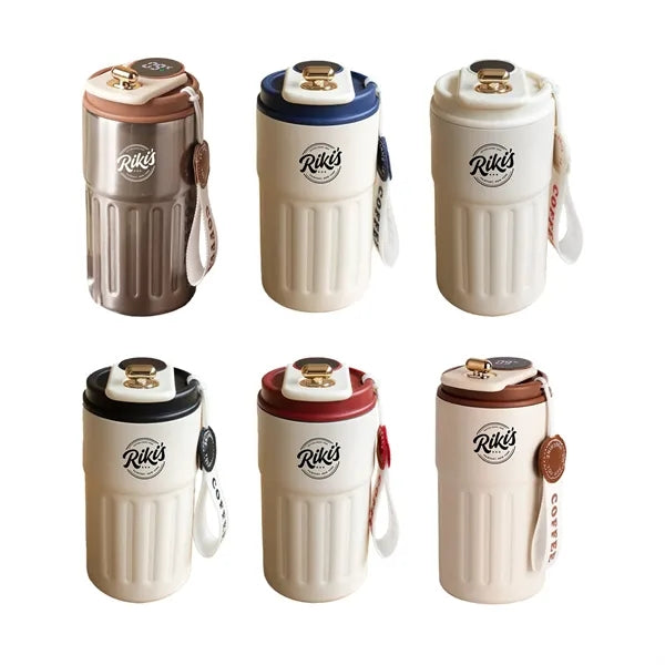 15 oz Portable Coffe Thermos with Digital Display