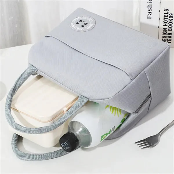 Oxford Cloth Lunch Tote Bag