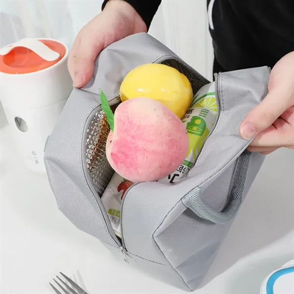 Oxford Cloth Lunch Tote Bag
