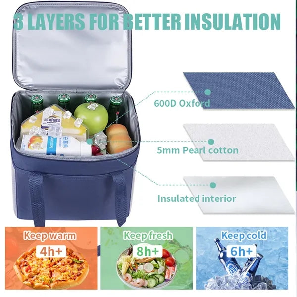Large Capacity Oxford Cloth Cooler Bag