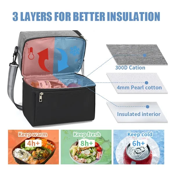 Large Capacity Oxford Cloth Cooler Bag