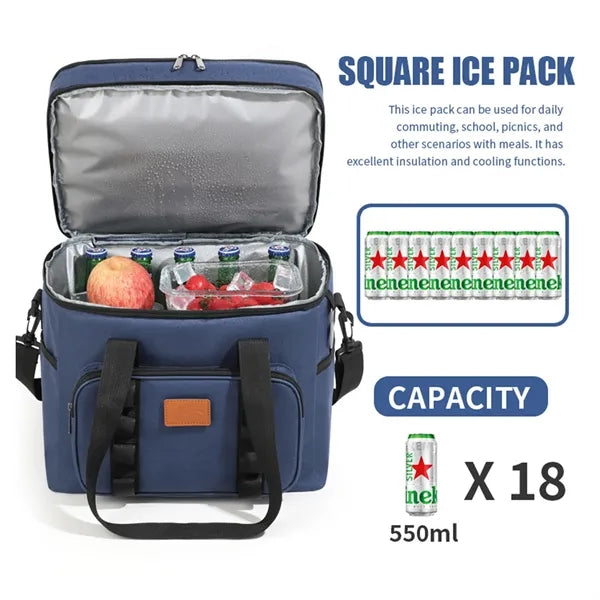 Large Capacity Oxford Cloth Cooler Bag