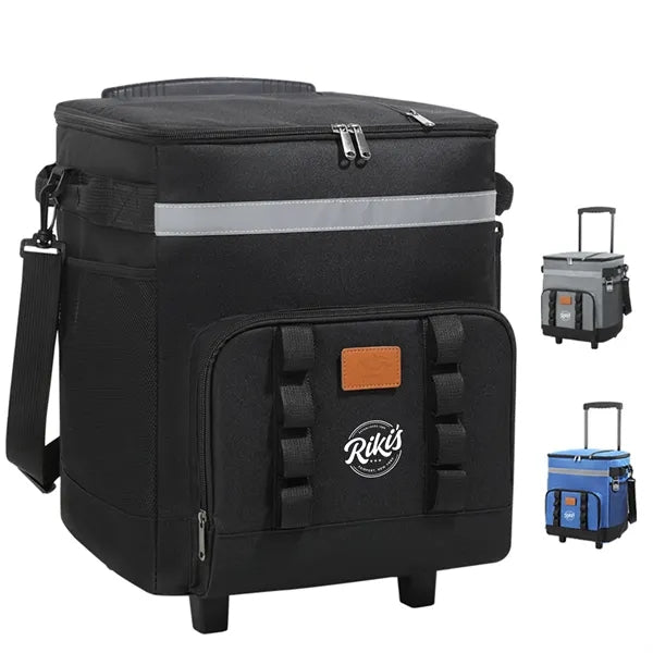 Rolling Insulated Cooler Bag Large Capacity Car Cooler
