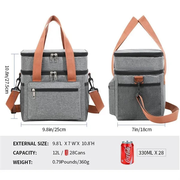 Large Capacity Oxford Cloth Cooler Bag