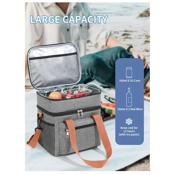 Large Capacity Oxford Cloth Cooler Bag
