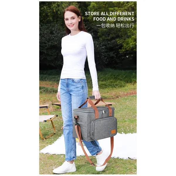 Large Capacity Oxford Cloth Cooler Bag
