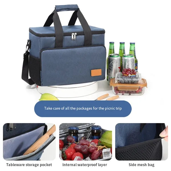 Large Capacity Oxford Cloth Cooler Bag