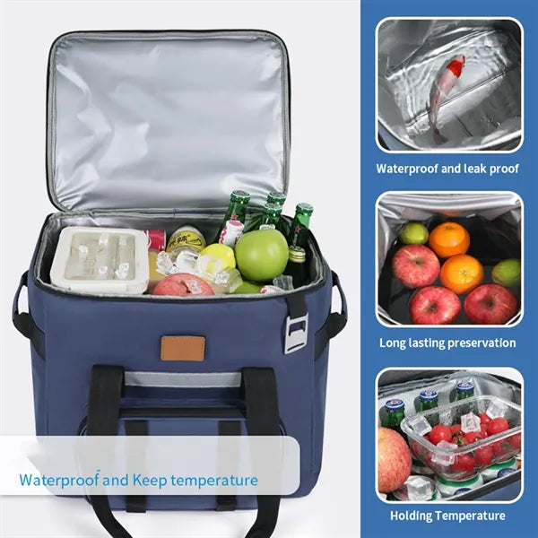 Large Capacity Oxford Cloth Cooler Bag