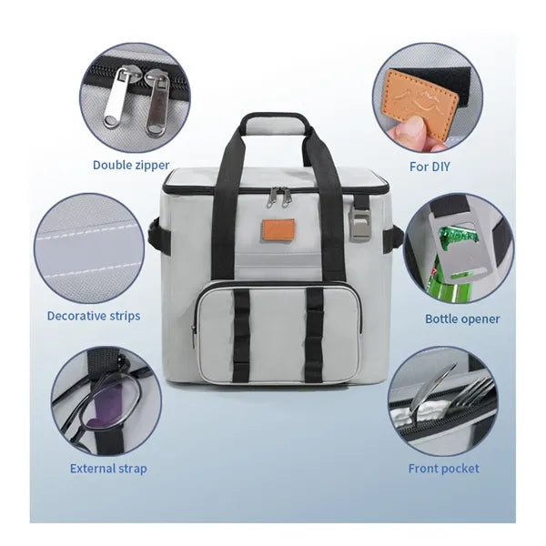 Large Capacity Oxford Cloth Cooler Bag