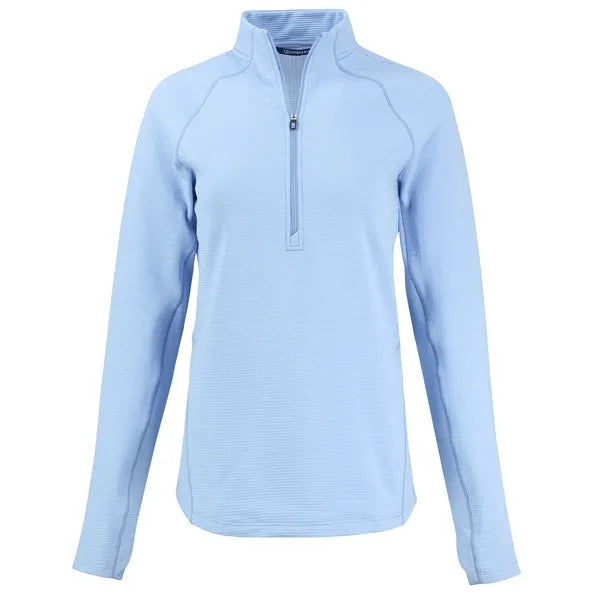 Cutter & Buck Peshastin Recycled GridFleece Womens Half Z...