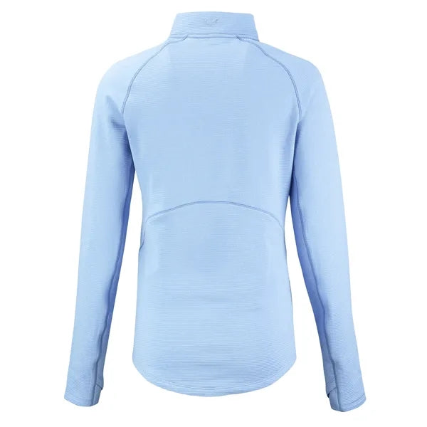 Cutter & Buck Peshastin Recycled GridFleece Womens Half Z...