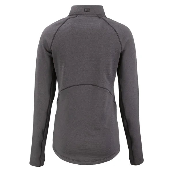 Cutter & Buck Peshastin Recycled GridFleece Womens Half Z...