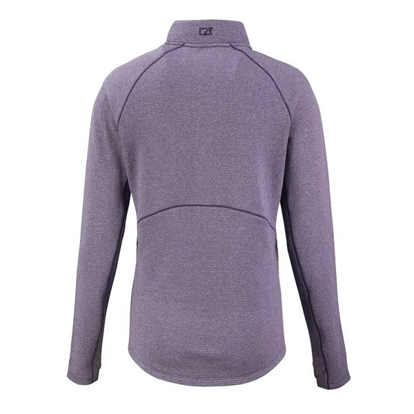 Cutter & Buck Peshastin Recycled GridFleece Womens Half Z...