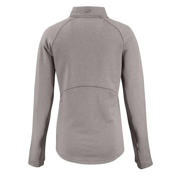 Cutter & Buck Peshastin Recycled GridFleece Womens Half Z...