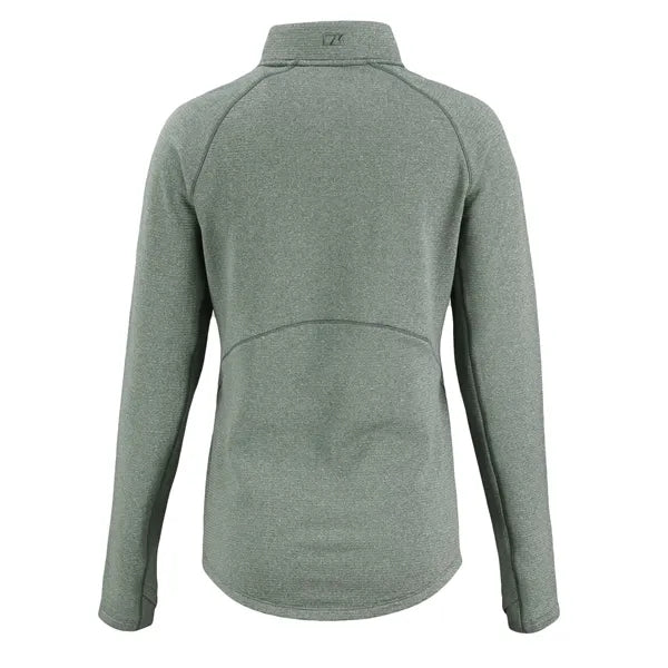 Cutter & Buck Peshastin Recycled GridFleece Womens Half Z...