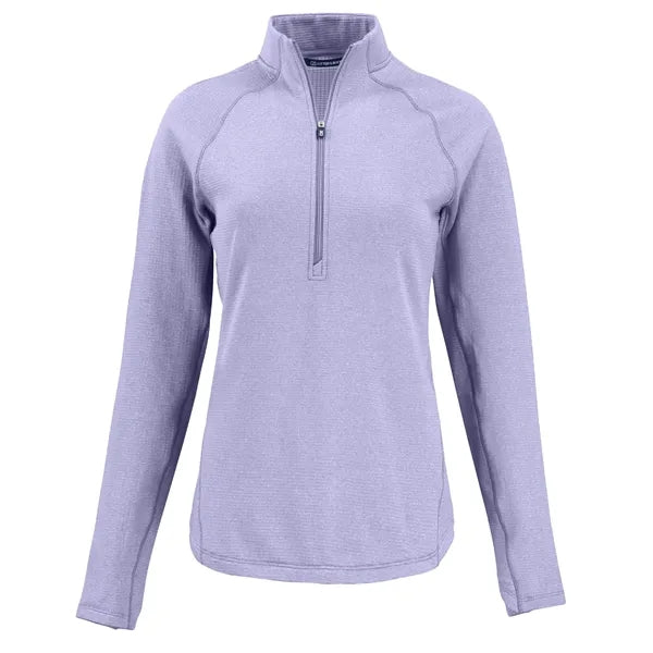 Cutter & Buck Peshastin Recycled GridFleece Womens Half Z...