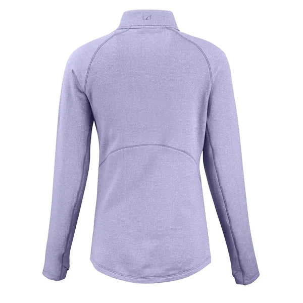 Cutter & Buck Peshastin Recycled GridFleece Womens Half Z...
