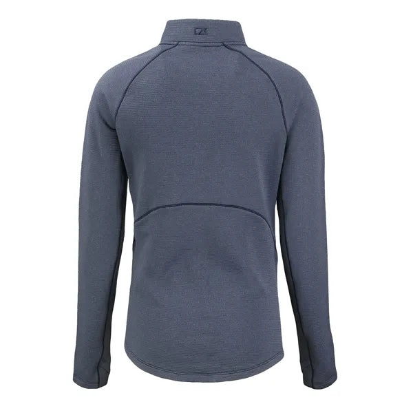 Cutter & Buck Peshastin Recycled GridFleece Womens Half Z...