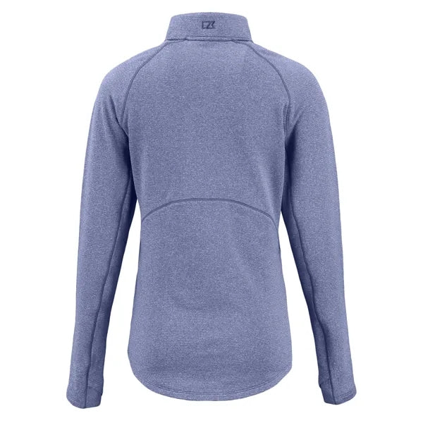 Cutter & Buck Peshastin Recycled GridFleece Womens Half Z...