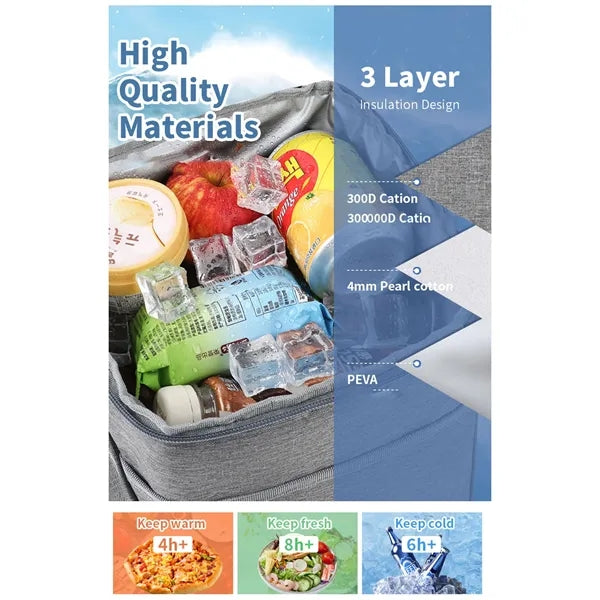 Large Capacity Oxford Cloth Cooler Bag