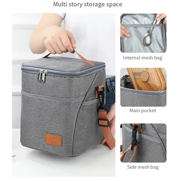Large Capacity Oxford Cloth Cooler Bag