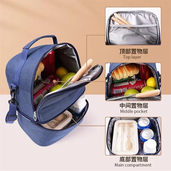 Large Capacity Oxford Cloth Backpack Cooler