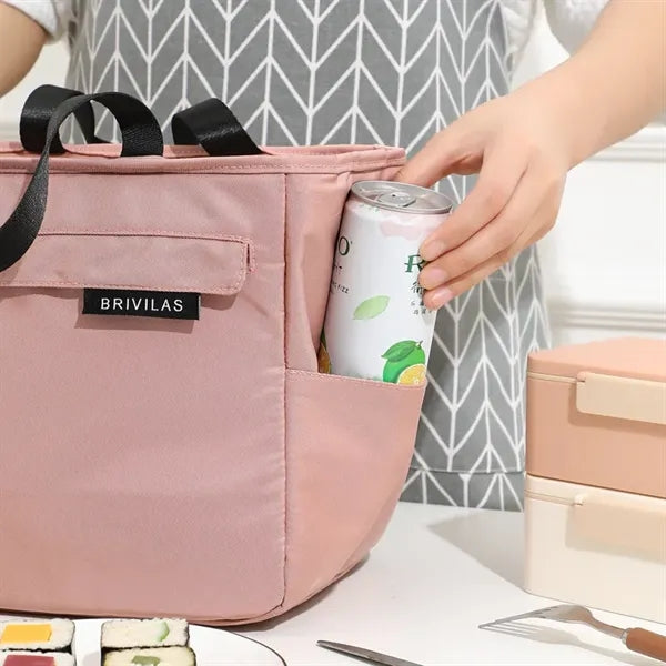 Oxford Cloth Lunch Tote Bag