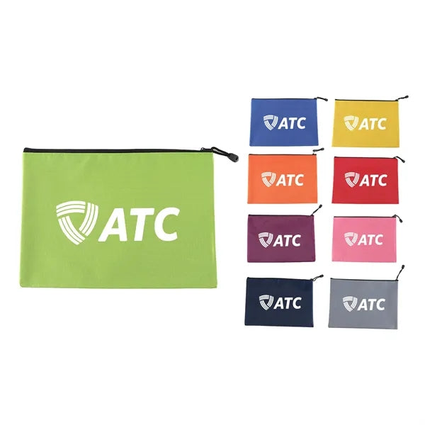 A4 Football Patterned Oxford Cloth Zipper Storage Bag