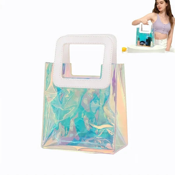Iridescent Clear Tote Bag