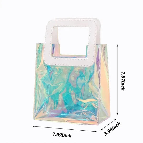 Iridescent Clear Tote Bag
